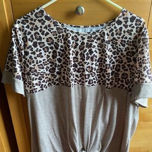 Cheetah print top